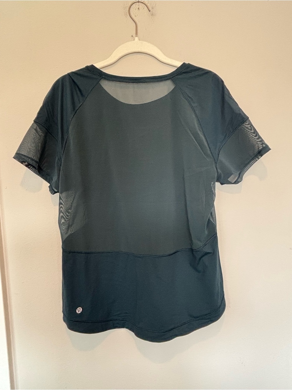 lululemon athletica Short Sleeve Mesh Panel Tee - Teal Green - Picture 2 of 4